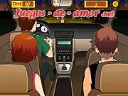 Juego de Amor Besar en el Taxi