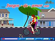 Juego de Amor Besos en Bici